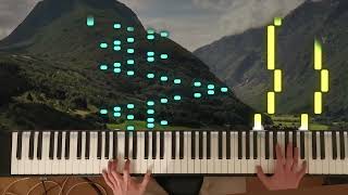 Cornfield Chase - Dorian Marko - Tik Tok | Piano Synthesia Tutorial