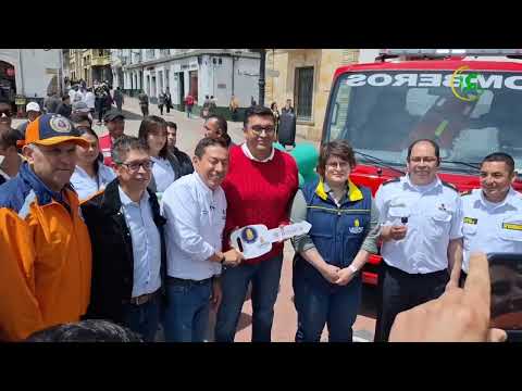 Nobsa ahora cuenta con una nueva máquina de bomberos para fortalecer la atención de emergencias