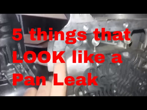 Transmission repair Tips 4L60E pan gasket leak