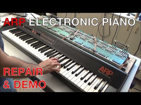 Synthchaser #106 - ARP 16 Voice Electronic Piano Repair & Demonstration