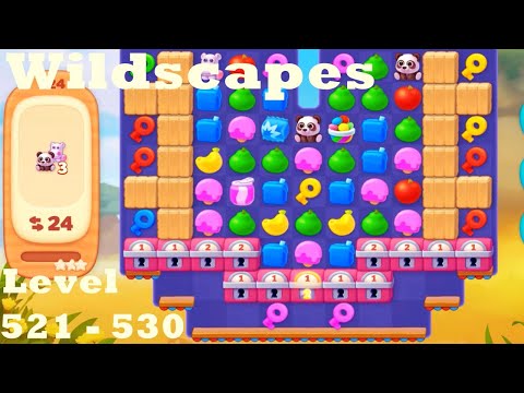 Wildscapes Level 521 - 530 HD Walkthrough | Gameplay | 3 - match game | ios | android | pc | app