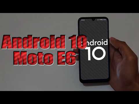 Install Android 10 on Moto E6 (AOSP GSI Treble ROM) - How to Guide!