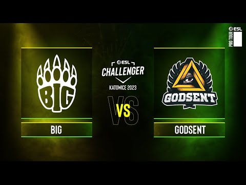 BIG vs. GODSENT - Map 2 [Overpass] - ESL Challenger Katowice 2023 Europe CQ - Consolidation final