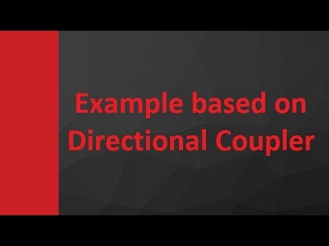 Example based on Directional Coupler