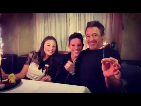 Robert Downey Jr celebrates Harry Collectt's Birthday