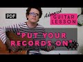 Put Your Records On Advanced Guitar Lesson Tutorial