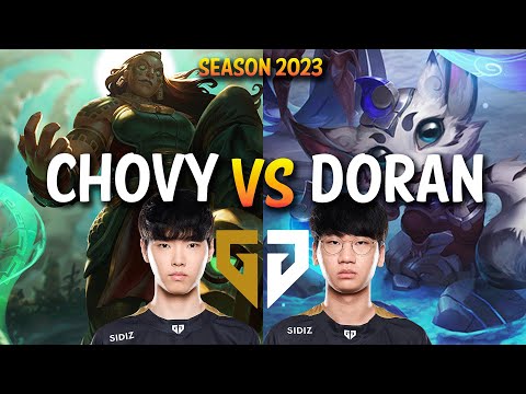 GEN Chovy vs GEN Doran - Chovy ILLAOI vs Doran GNAR Top - KR Ranked