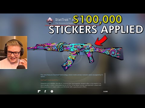 $100,000 stickers applied, and it looks...