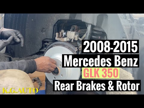 2008-2015 Mercedes Benz GLK 350 Rear Brakes & Rotors Replacement