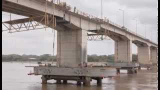 preview picture of video 'Rehabilitacion puente de Caucasia, Gobernación de Antioquia, Gisaico S.A., Colombia'