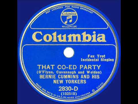 1933 Bernie Cummins - That Co-ed Party (ensemble vocal)