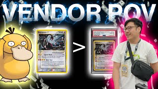 It's a SINGLES Market now. NO ONE BUYS SLABS ANYMORE | Vendor POV | Front Row Card Show