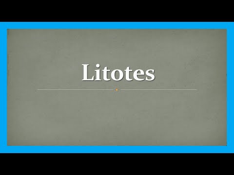 Stilmittel: Litotes