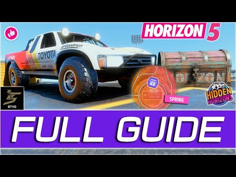 Forza Horizon 5 TREASURE HUNT PAST THE UNLIMITED FH5 Treasure Hunt Chest (Spring Festival Playlist)