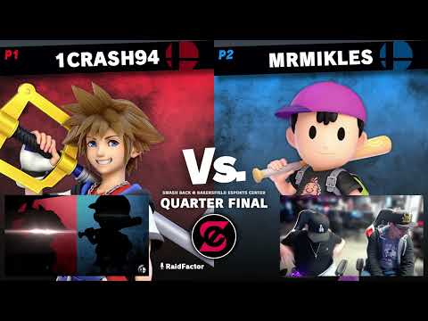 1Crash94 (Sora) vs MrMikles (Ness) Winners Quarter Final | Smash Back #1 @BakersfieldeSportsCenter