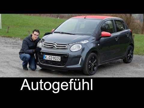 Citroen C1 Airscape FULL REVIEW test driven 2016/2017 (Peugeot 108 Toyota Aygo sister)