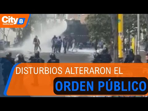 Disturbios en la Universidad Colegio Mayor de Cundinamarca | CityTv