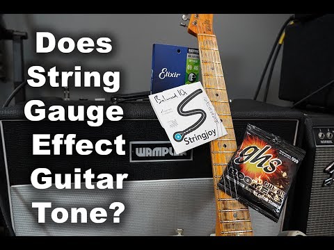 Does string gauge effect guitar tone? Or is it a myth? Part 2