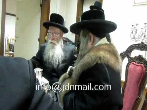 Kretchnif Siget Rebbe Visits Antwerp - Kislev 5772