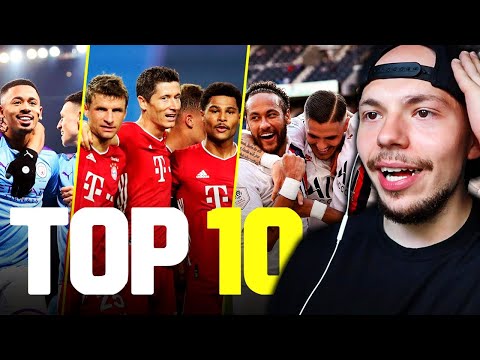 Top 10 football teams in 2020 with the most goals scored
