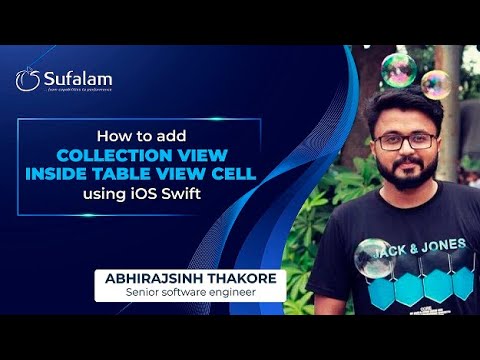 How To Add Collection View Inside Table View Cell Using iOS Swift | Sufalam Technologies