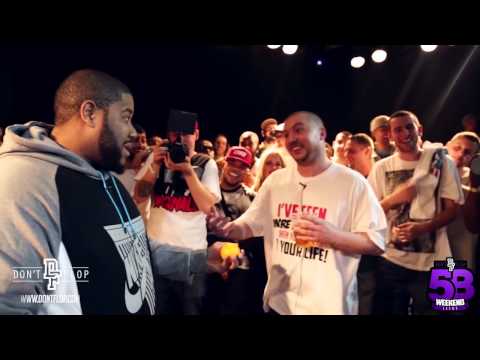 Battle Rapper Hands His Opponent an Orange - Charlie Clips vs Oshea