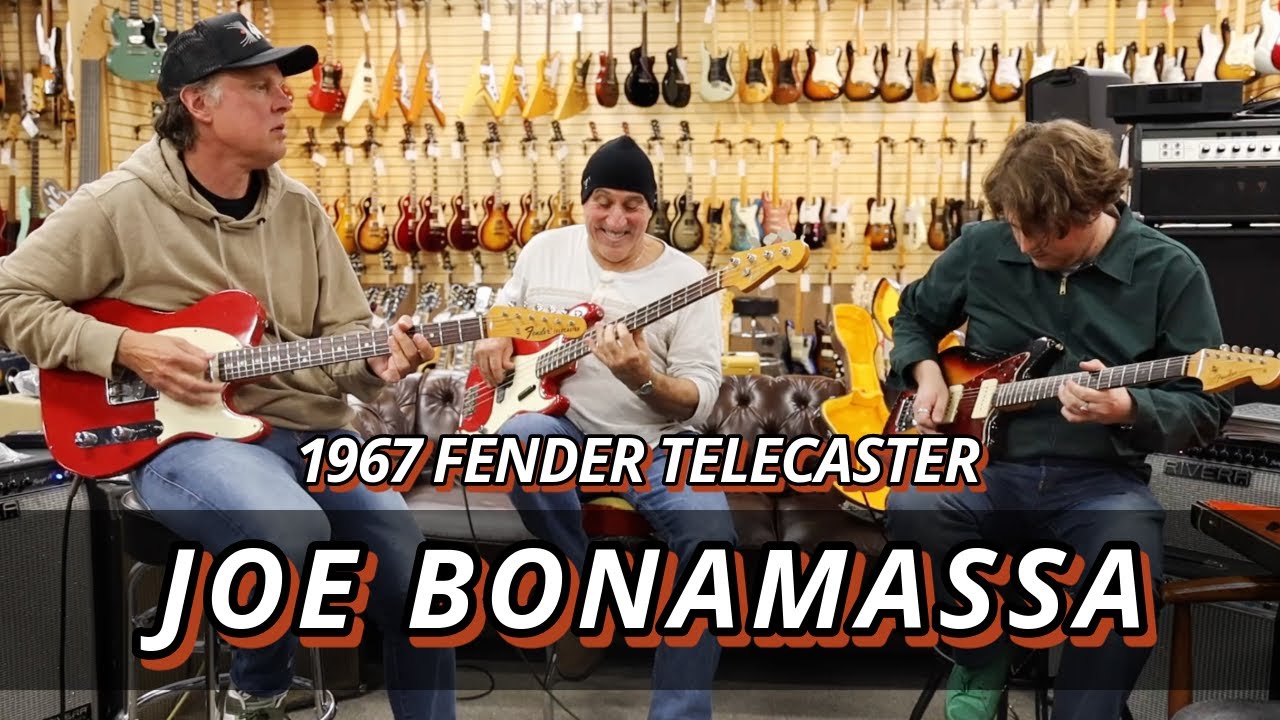 Joe Bonamassa - 1967 Fender Telecaster Dakota Red - YouTube