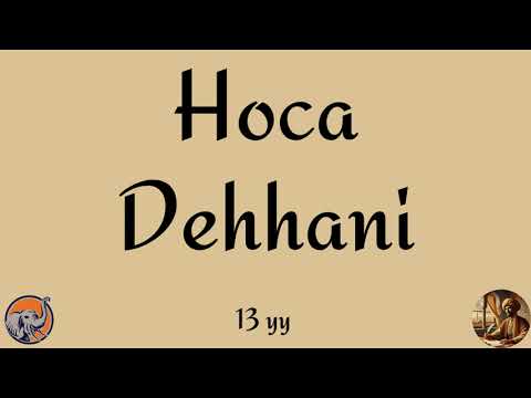 Hoca Dehhani  - Şiir - Bir kadehle bizi sâkî gamdan âzâd eyledi