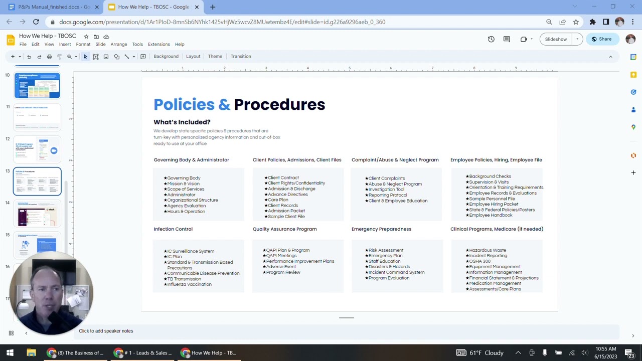 Our Policies & Procedures Package