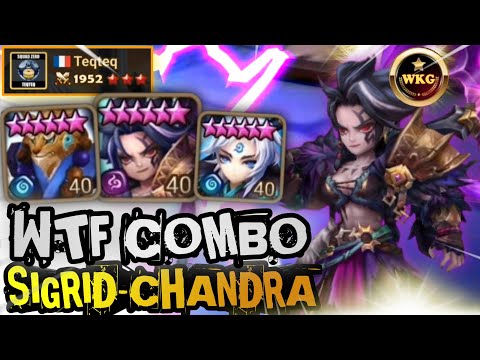 G3 TOP PLAYER with HIS SIGRID COMBO IN RTA SUMMONERS WAR
