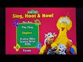 Sesame Street Sing Hoot And Howl 2004 DVD Menu Walkthrough
