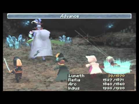 Let's Play Final Fantasy III DS #42 Forbidden Land Eureka