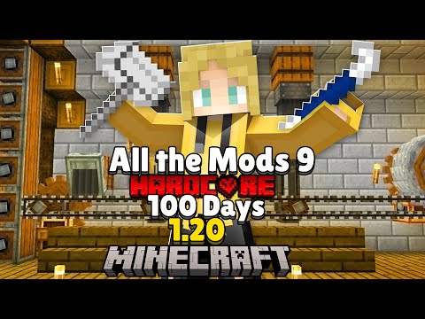 Shrew - I Survived 100 Days In ALL THE MODS 9 In 1.20 MINECRAFT In HARDCORE
