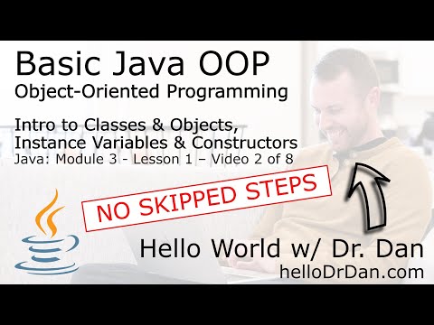 Java Basic Oop Intro To Classesobjects Instance Variables Constructors Mod3 Les1 Vid 28