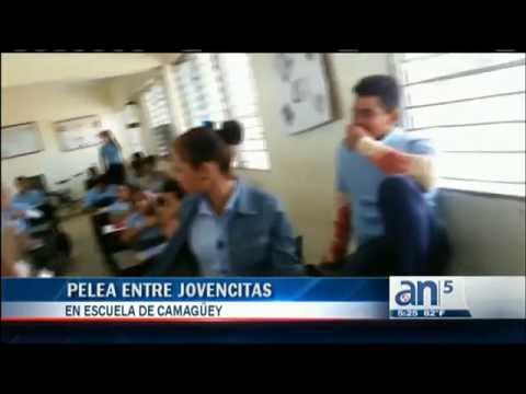 Pelea entre jovencitas en escuela de Camagüey - América TeVé