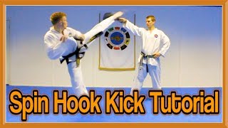 Taekwondo Spinning Hook Kick Tutorial | GNT How to
