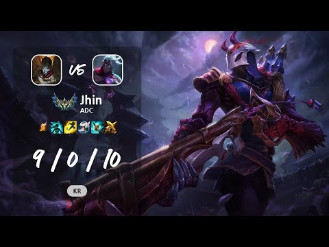 Jhin ADC vs Varus - KR Challenger Patch 13.13