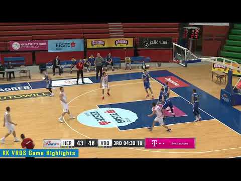 12. kolo HTPL - KK Hermes Analitica vs. KK Vrijednosnice Osijek - VROS Game Highlights