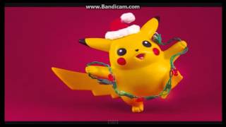 Pokemon Christmas 02 im giving Santa a Pikachu