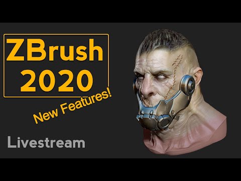 ZBrush 2020 NEW FEATURES! Livestream