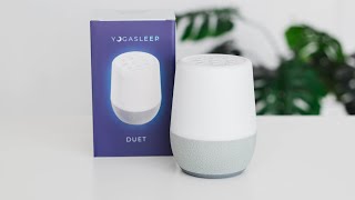 Yogasleep Duet White Noise Machine Unboxing and Sounds