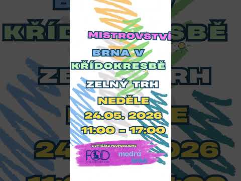 Mistrovství Brna v křídokresbě 2026