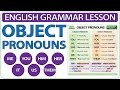 Object Pronouns In English Me You Him Her It Us Them Learn English Grammar