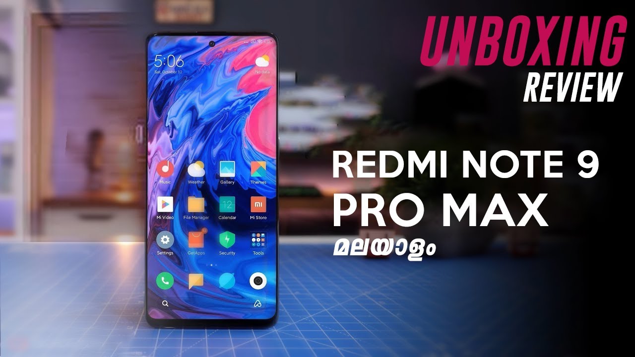 Redmi Note 9 Pro Max Unboxing and First Impressions , review & More  | Malayalam