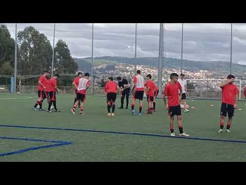 Calentando motores Racing Castrelos FC CD Caldelas Primera Galicia Senior