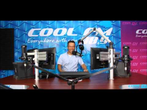 Rico Rijk interviews Sharon Doorson on-air @ Cool FM 98.9 Aruba