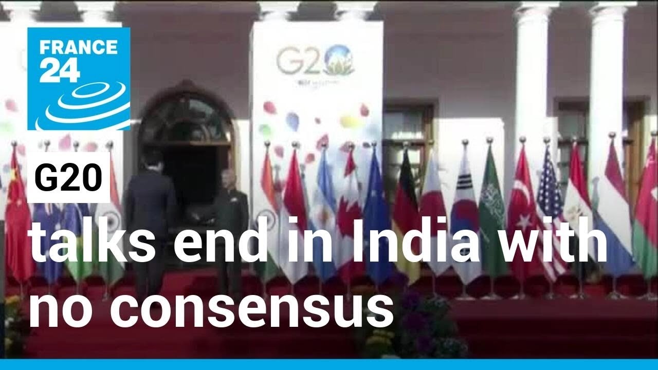 G20 talks end in India with no consensus on Ukraine war • FRANCE 24 English