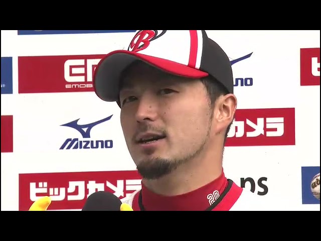 バファローズ・寺原隼人投手・川端崇義選手ヒーローインタビュー 5月26日 オリックス・バファローズ 対 広島東洋カープ