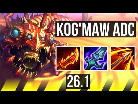 KOG'MAW & Milio vs DRAVEN & Nautilus (ADC) | Good KDA: 14/2/8 | EUNE Challenger | 26.1