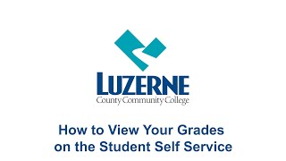 How to View Your Grades on the Student Self Service